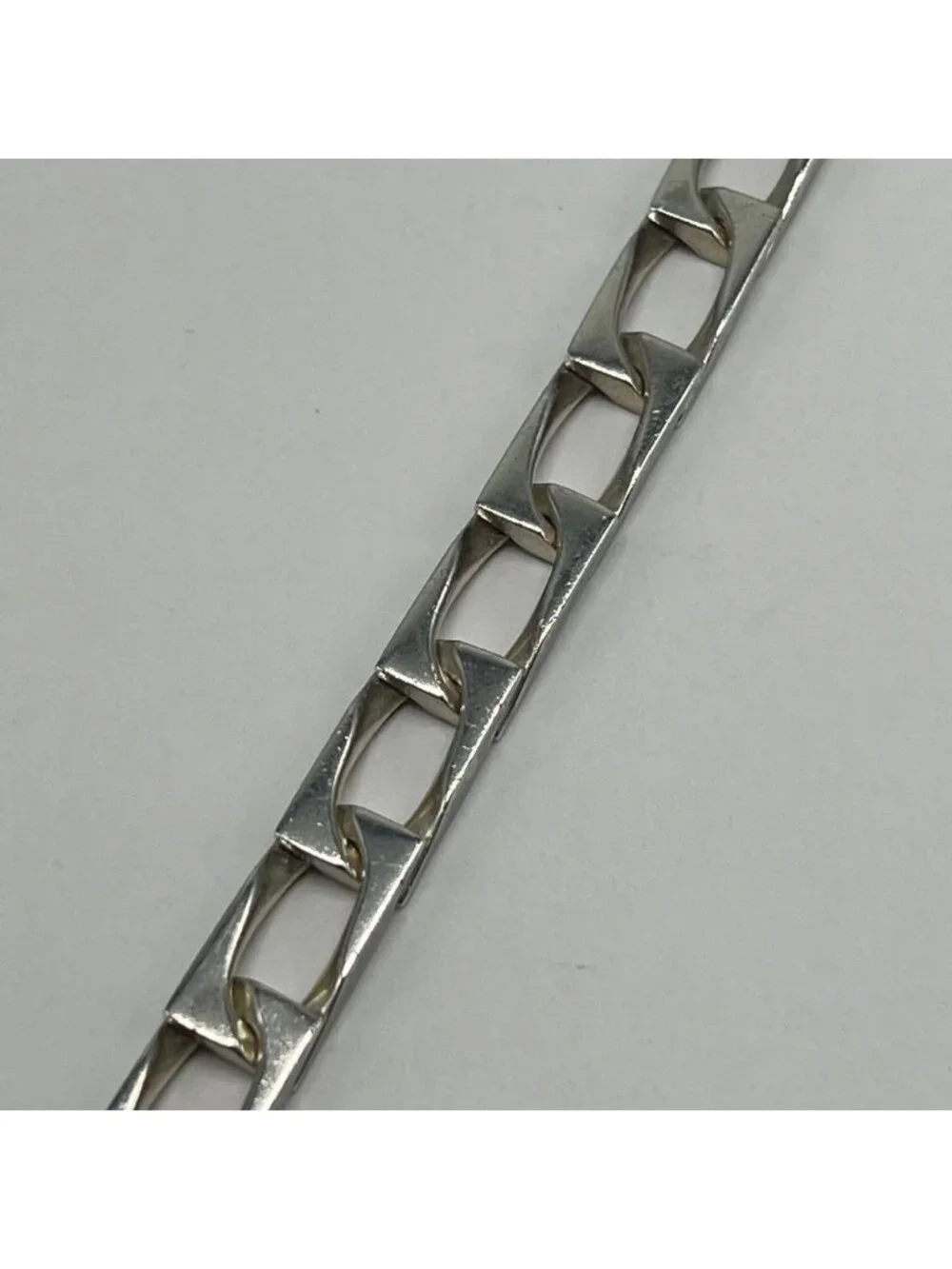 Gucci Vintage Figaro Bracelet Silver
